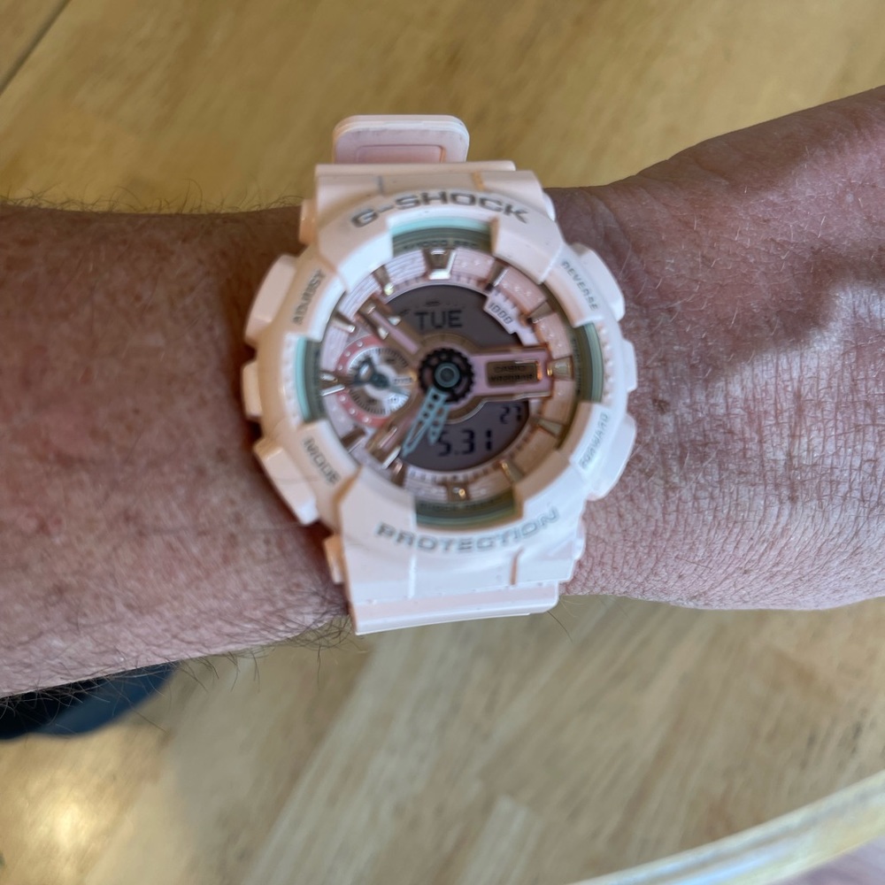 Pink GSHOCK watch